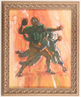 1966 Bart Star Packers Vintage Bromberger Art Print at PristineAuction.com