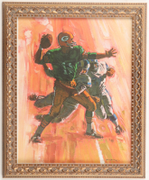 1966 Bart Star Packers Vintage Bromberger Art Print at PristineAuction.com