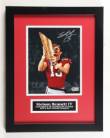 Stetson Bennett Signed Georgia Bulldogs Custom Frame Photo (Beckett) at PristineAuction.com