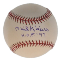 Phil Niekro Signed OML Baseball Inscribed "H.O.F '97" (JSA) at PristineAuction.com