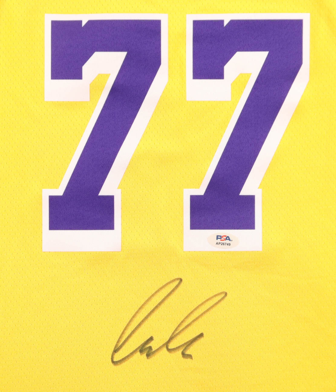 Luka Doncic Signed Lakers Nike Authentic Jersey (PSA) at PristineAuction.com Luka Doncic Signed Lakers Nike Authentic Jersey (PSA) at PristineAuction.com