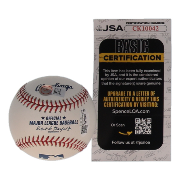 Miguel Cabrera Signed OML Baseball Inscribed "500th HR" & "8-22-21" (JSA) at PristineAuction.com Miguel Cabrera Signed OML Baseball Inscribed "500th HR" & "8-22-21" (JSA) at PristineAuction.com