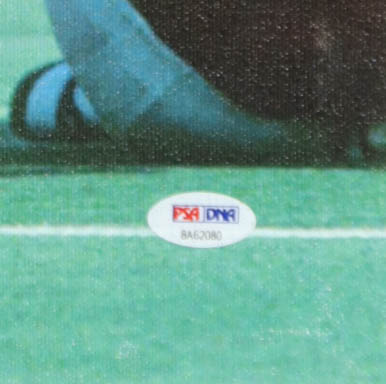 Earl Campbell Signed Texas Longhorns Canvas Print Inscribed "HT 77" (PSA) at PristineAuction.com Earl Campbell Signed Texas Longhorns Canvas Print Inscribed "HT 77" (PSA) at PristineAuction.com