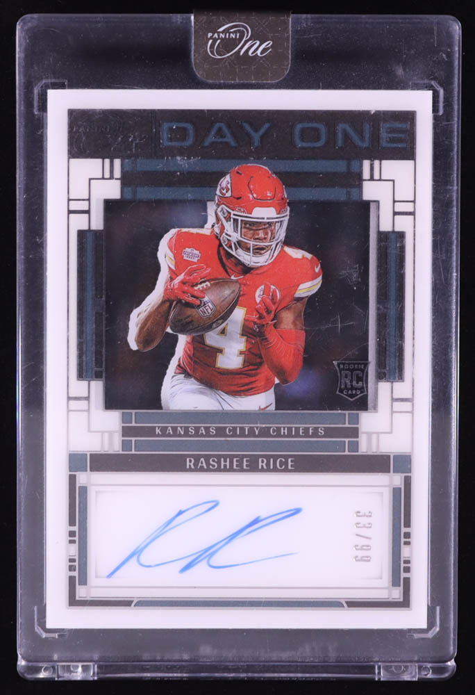 Rashee Rice 2023 Panini One #112 Autograph RC #33/99 at PristineAuction.com Rashee Rice 2023 Panini One #112 Autograph RC #33/99 at PristineAuction.com