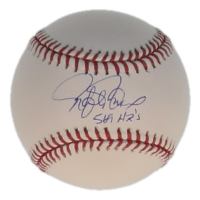 Rafael Palmeiro Signed OML Baseball Inscribed "569 HRs" (JSA) at PristineAuction.com