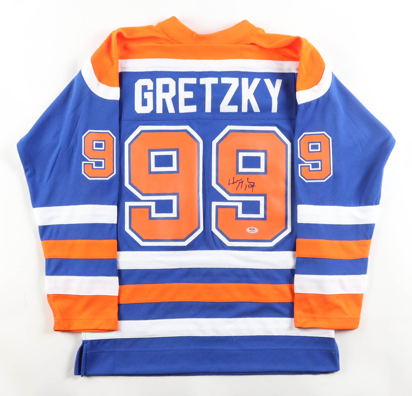Wayne Gretzky Signed Oilers Mitchell & Ness Authentic Captain's Jersey With (PSA) at PristineAuction.com Wayne Gretzky Signed Oilers Mitchell & Ness Authentic Captain's Jersey With (PSA) at PristineAuction.com