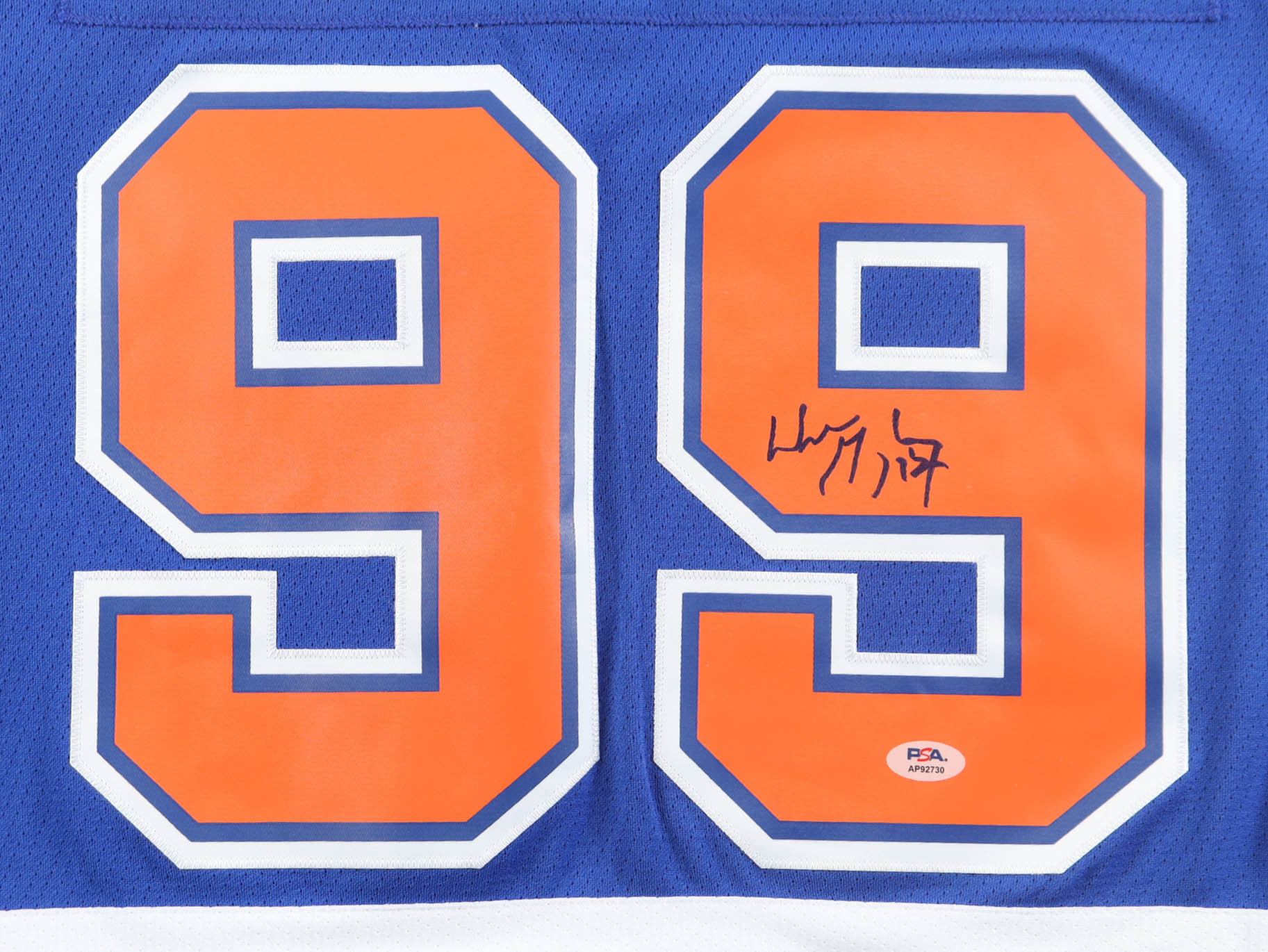 Wayne Gretzky Signed Oilers Mitchell & Ness Authentic Captain's Jersey With (PSA) at PristineAuction.com Wayne Gretzky Signed Oilers Mitchell & Ness Authentic Captain's Jersey With (PSA) at PristineAuction.com