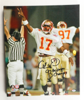 Charlie Ward Signed Florida State Seminoles Custom Canvas Display Inscribed "93 Heisman Champs" (PSA) at PristineAuction.com