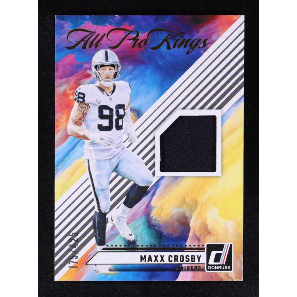 Maxx Crosby 2024 Donruss All Pro Kings Jerseys #5 #175/425 at PristineAuction.com