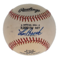 Lou Brock Signed 3000th Hit Commemorative Baseball (JSA) at PristineAuction.com