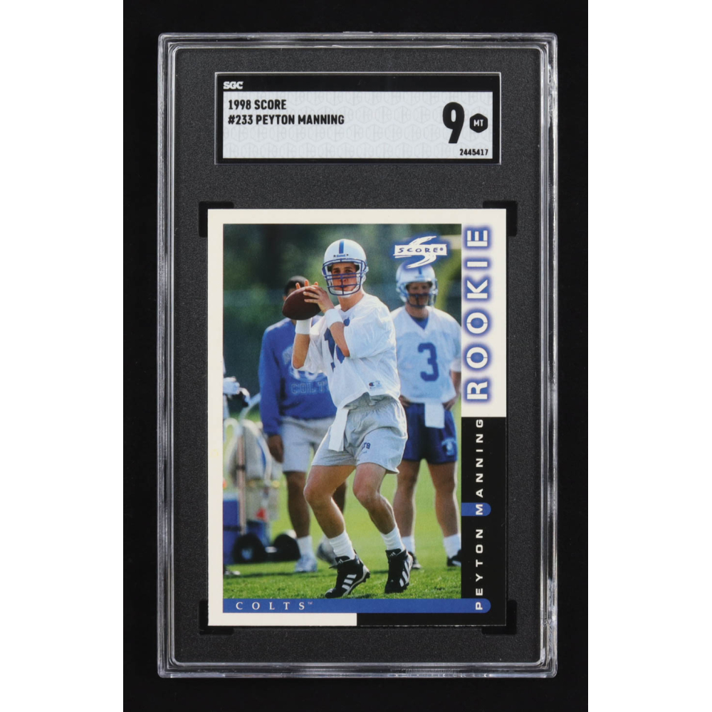 Peyton Manning 1998 Score #233 RC (SGC 9) at PristineAuction.com