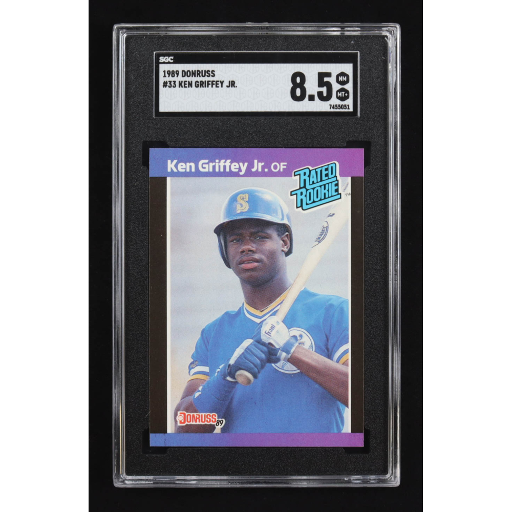 Ken Griffey Jr. 1989 Donruss RR #33 RC (SGC 8.5) at PristineAuction.com