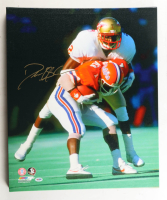 Deion Sanders Signed Florida State Seminoles Custom Canvas Print Photo Display (PSA) at PristineAuction.com