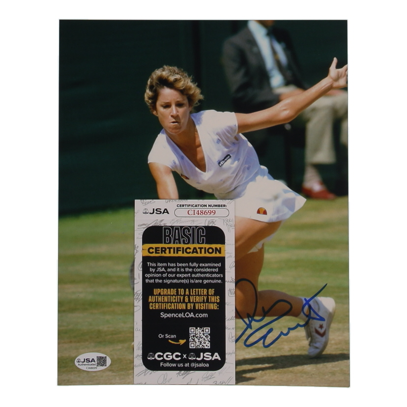 Chris Evert Signed 8x10 Photo (JSA) at PristineAuction.com Chris Evert Signed 8x10 Photo (JSA) at PristineAuction.com