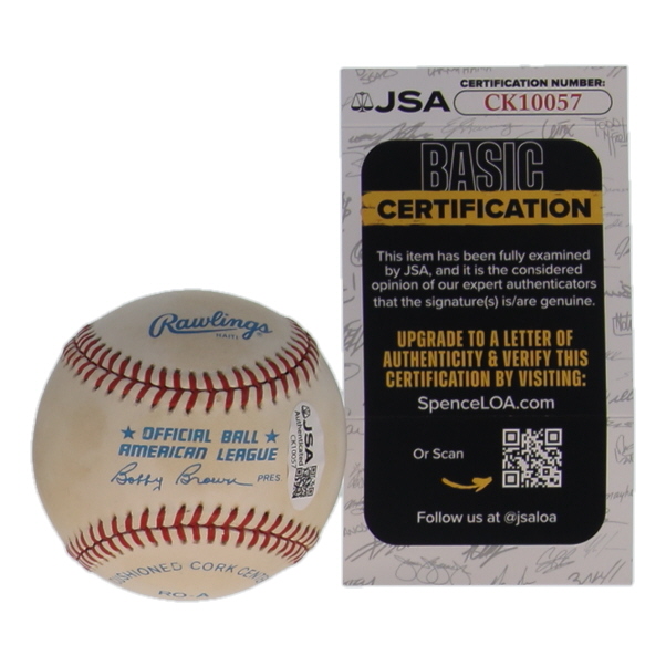 Roger Clemens Signed OAL Baseball (JSA) at PristineAuction.com Roger Clemens Signed OAL Baseball (JSA) at PristineAuction.com