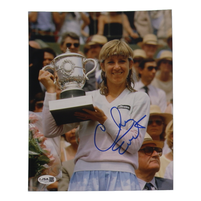 Chris Evert Signed 8x10 Photo (JSA) at PristineAuction.com Chris Evert Signed 8x10 Photo (JSA) at PristineAuction.com