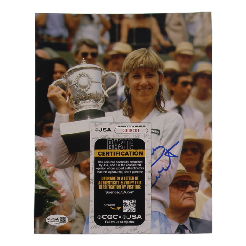 Chris Evert Signed 8x10 Photo (JSA) at PristineAuction.com Chris Evert Signed 8x10 Photo (JSA) at PristineAuction.com