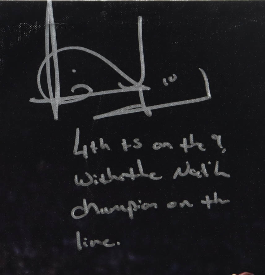 Vince Young Signed Texas Longhorns Canvas Print With Extensive Inscription (PSA) at PristineAuction.com Vince Young Signed Texas Longhorns Canvas Print With Extensive Inscription (PSA) at PristineAuction.com