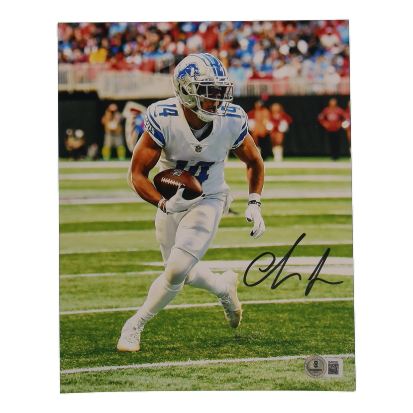 Amon-Ra St. Brown Signed Lions 8x10 Photo (Beckett) at PristineAuction.com Amon-Ra St. Brown Signed Lions 8x10 Photo (Beckett) at PristineAuction.com