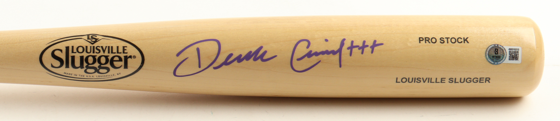 Derek Curiel Signed Louisville Slugger Baseball Bat (Beckett) at PristineAuction.com Derek Curiel Signed Louisville Slugger Baseball Bat (Beckett) at PristineAuction.com