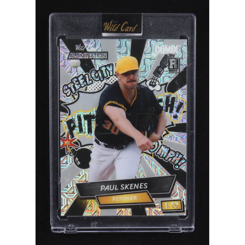Paul Skenes 2024 Wild Card Alumination #ACSP-PS1 RC #8/20 at PristineAuction.com