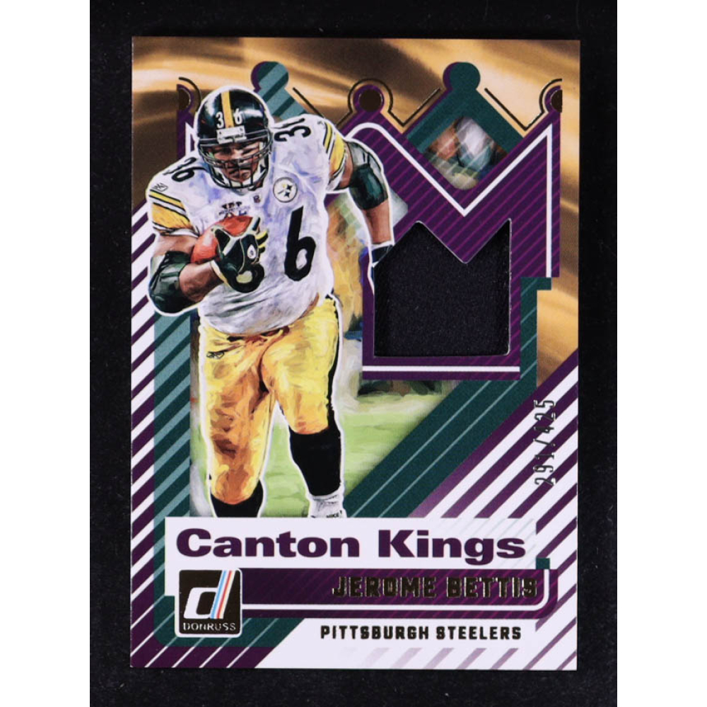 Jerome Bettis 2025 Donruss Canton Kings Jerseys #14 #291/425 at PristineAuction.com