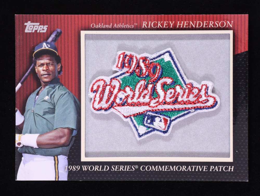 Rickey Henderson 2010 Topps Commemorative Patch #MCP56 at PristineAuction.com Rickey Henderson 2010 Topps Commemorative Patch #MCP56 at PristineAuction.com
