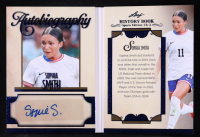 Sophia Smith 2025 Leaf History Book Sports Edition Chapter 2 Autobiography Blue #ASS2 #4/5 at PristineAuction.com