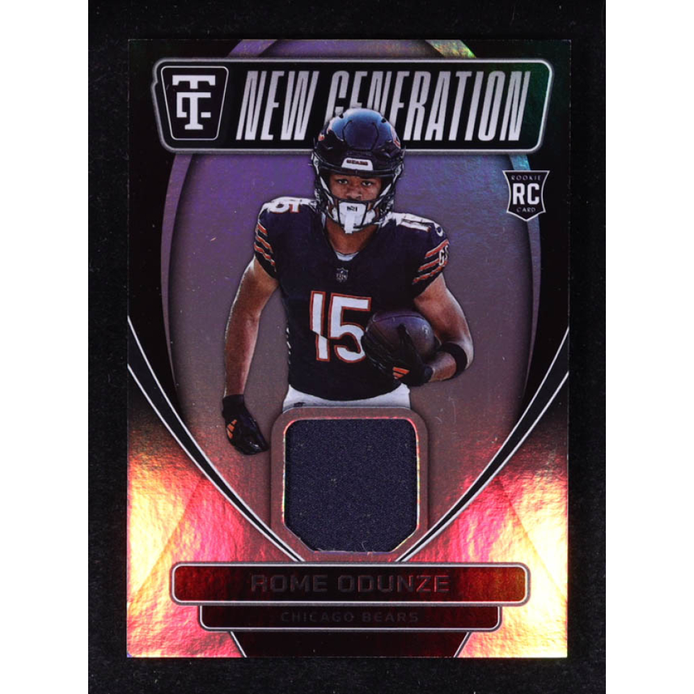 Rome Odunze 2024 Totally Certified New Generation Jerseys #2 RC at PristineAuction.com