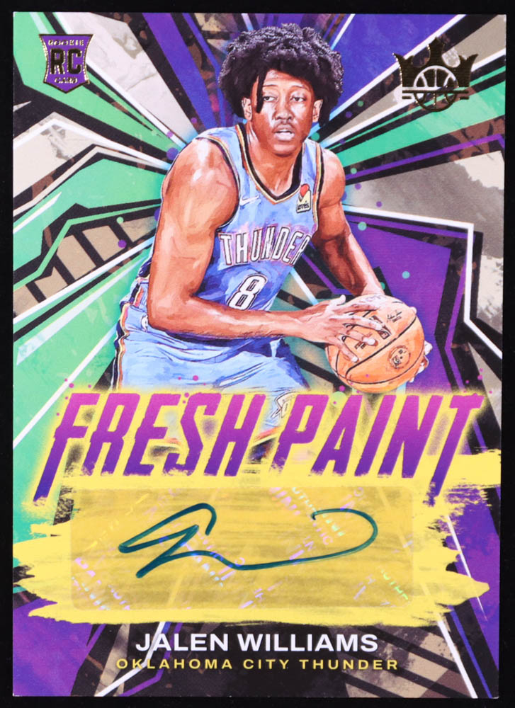 Jalen Williams 2022-23 Court Kings Fresh Paint #19 RC #185/199