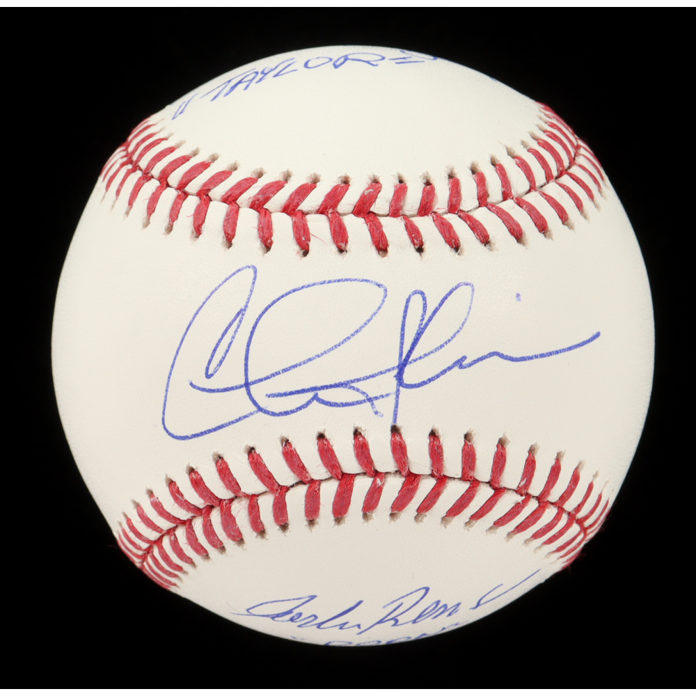 Charlie Sheen, Tom Berenger & Corbin Bernsen Signed OML Baseball Inscribed "Dorn" & "Taylor" (JSA) at PristineAuction.com