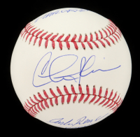 Charlie Sheen, Tom Berenger & Corbin Bernsen Signed OML Baseball Inscribed "Dorn" & "Taylor" (JSA) at PristineAuction.com