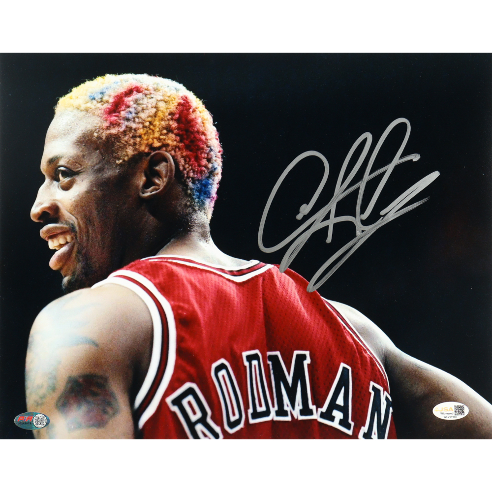 Dennis Rodman Signed Bulls 11x14 Photo (JSA) at PristineAuction.com