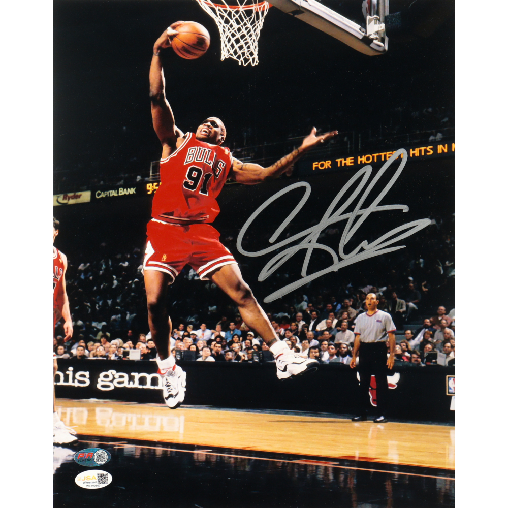 Dennis Rodman Signed Bulls 11x14 Photo (JSA) at PristineAuction.com