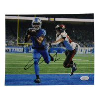 Amon-Ra St. Brown Signed Lions 8x10 Photo (JSA) at PristineAuction.com