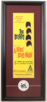 "The Beatles" Custom Framed Print Display with Movie Pin at PristineAuction.com