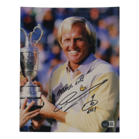 Greg Norman Signed 8x10 Photo Inscribed "Attack Life" & "2K24" with Hand-Drawn Sketch (Beckett) at PristineAuction.com