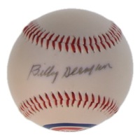 Billy Herman Signed Cubs Logo Baseball (JSA) at PristineAuction.com