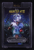 Barry Sanders 2025 Wild Card Haunted Hits Monster Hunt Corn Field Blue Cross Hatch Foil #HHCF-BS #1/2 at PristineAuction.com