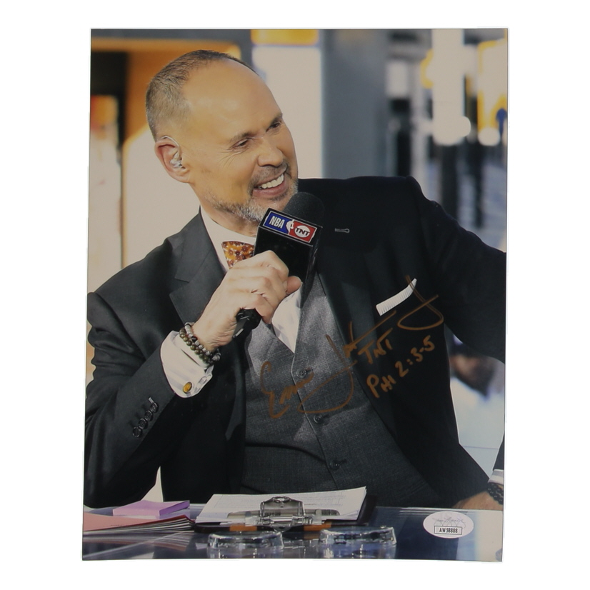 Ernie Johnson Jr. Signed 8x10 Photo Inscribed "TNT" (JSA) at PristineAuction.com Ernie Johnson Jr. Signed 8x10 Photo Inscribed "TNT" (JSA) at PristineAuction.com