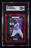 Junior Caminero 2024 Panini Prizm Red Pulsar #291 RC #320/399 (SGC 10) at PristineAuction.com