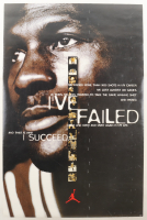 1998 Nike Air Jordan"I've Never Failed, I Succeed" 23x34 Poster at PristineAuction.com