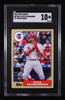 Kyle Schwarber 2022 Topps Update '87 Topps Design #87TBU-35 (SGC 10) at PristineAuction.com