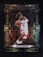 Jalen Green 2022 Panini Obsidian Yellow #86 #02/10 at PristineAuction.com