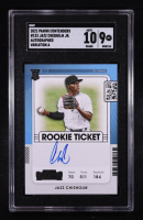 Jazz Chisolm Jr. 2021 Panini Contenders Variation A Autographed Rookie Ticket #123 RC (SGC 9 | Autograph Grade SGC 10) at PristineAuction.com