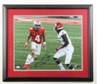 Julian Fleming Signed Ohio State Buckeyes Custom Framed Photo Display (JSA) at PristineAuction.com