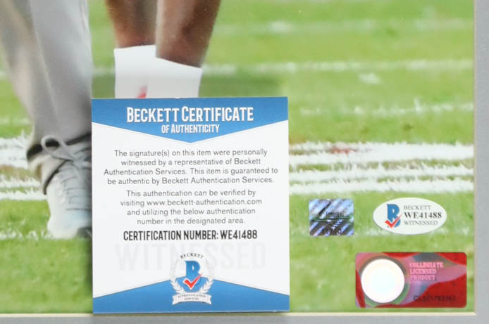 Ryan Day Signed Ohio State Buckeyes Custom Framed Photo Display (Beckett) at PristineAuction.com Ryan Day Signed Ohio State Buckeyes Custom Framed Photo Display (Beckett) at PristineAuction.com