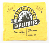 Brad Marchand & Patrice Bergeron Signed 2019 Bruins Playoffs Rally Towel (Marchand & Bergeron) at PristineAuction.com
