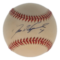 Ivan Rodriguez Signed ONL Baseball (JSA) at PristineAuction.com