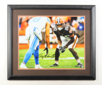 Greg Newsome II Signed Browns Custom Framed Photo Display (Beckett) at PristineAuction.com